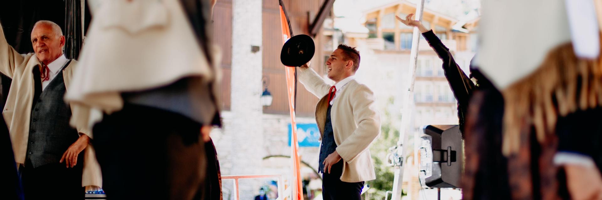 Spectacle à la Foire Savoyarde Avaline de Val d'Isère