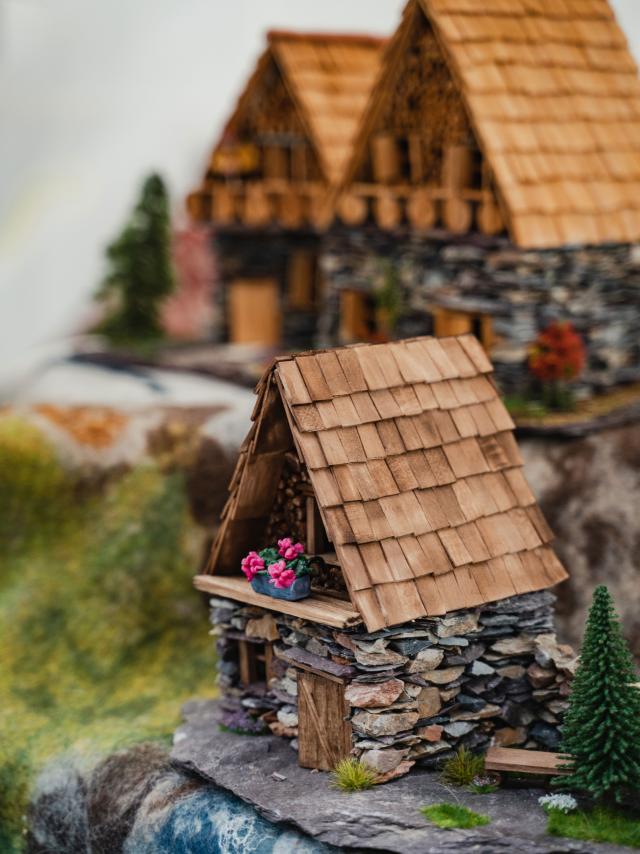 Stand d'un exposant à la Foire Savoyarde Avaline de Val d'Isère