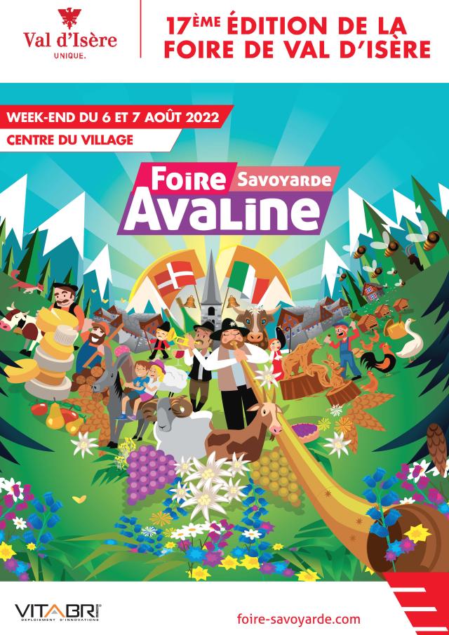 Affiche Foire Savoyarde Avaline 2022