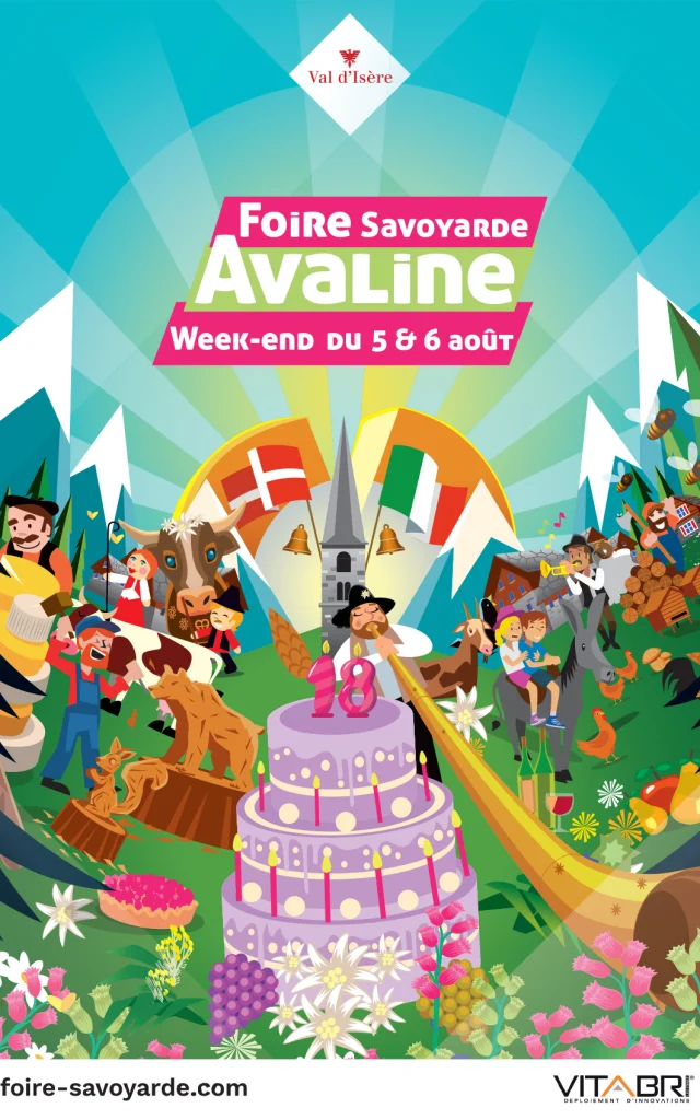 Affiche Foire Savoyarde Avaline 2023